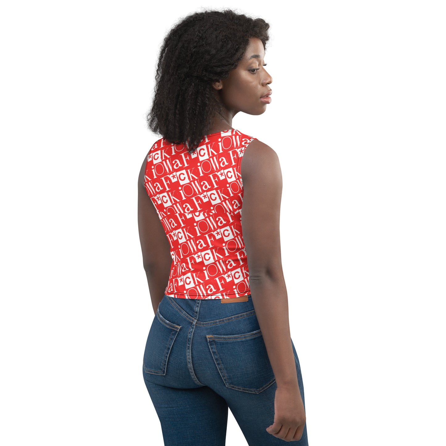 F*CK IOWA - Crop Top