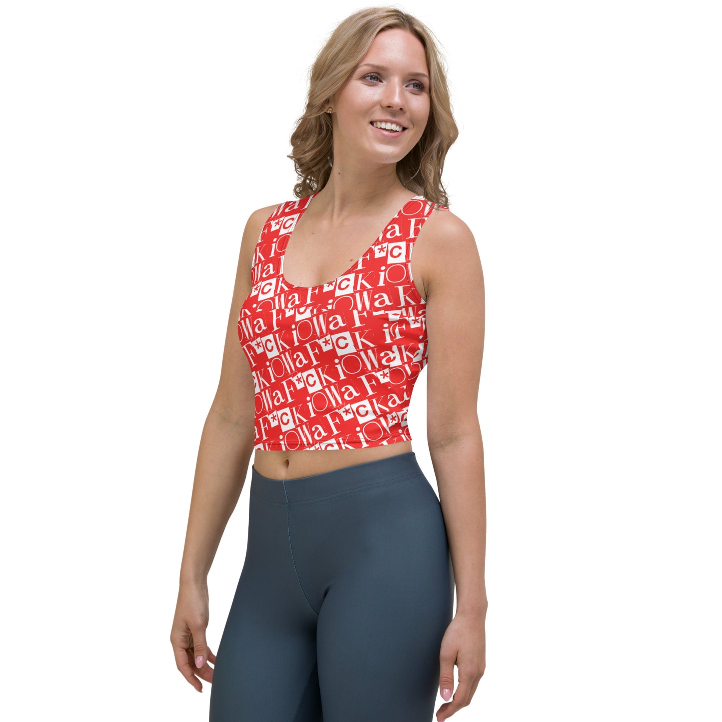 F*CK IOWA - Crop Top