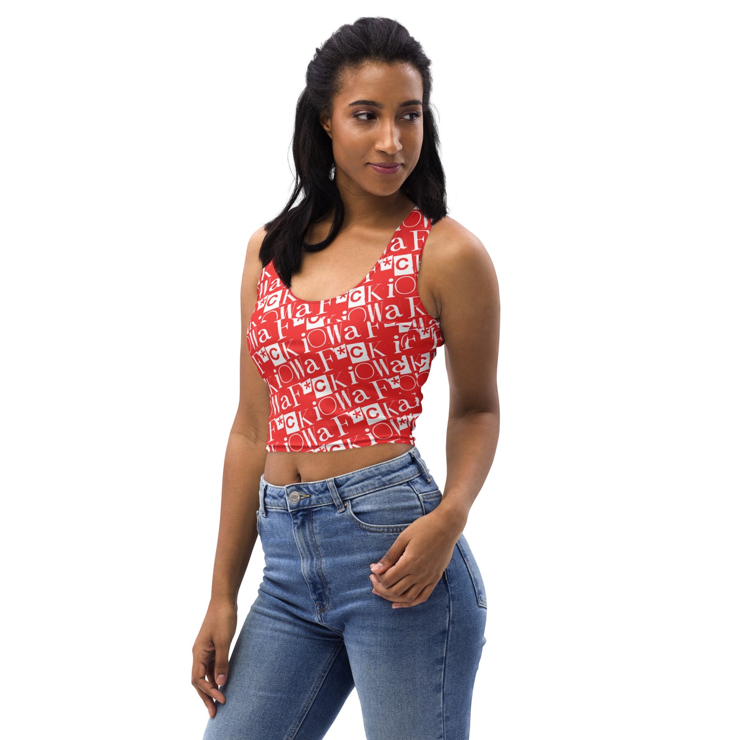 F*CK IOWA - Crop Top