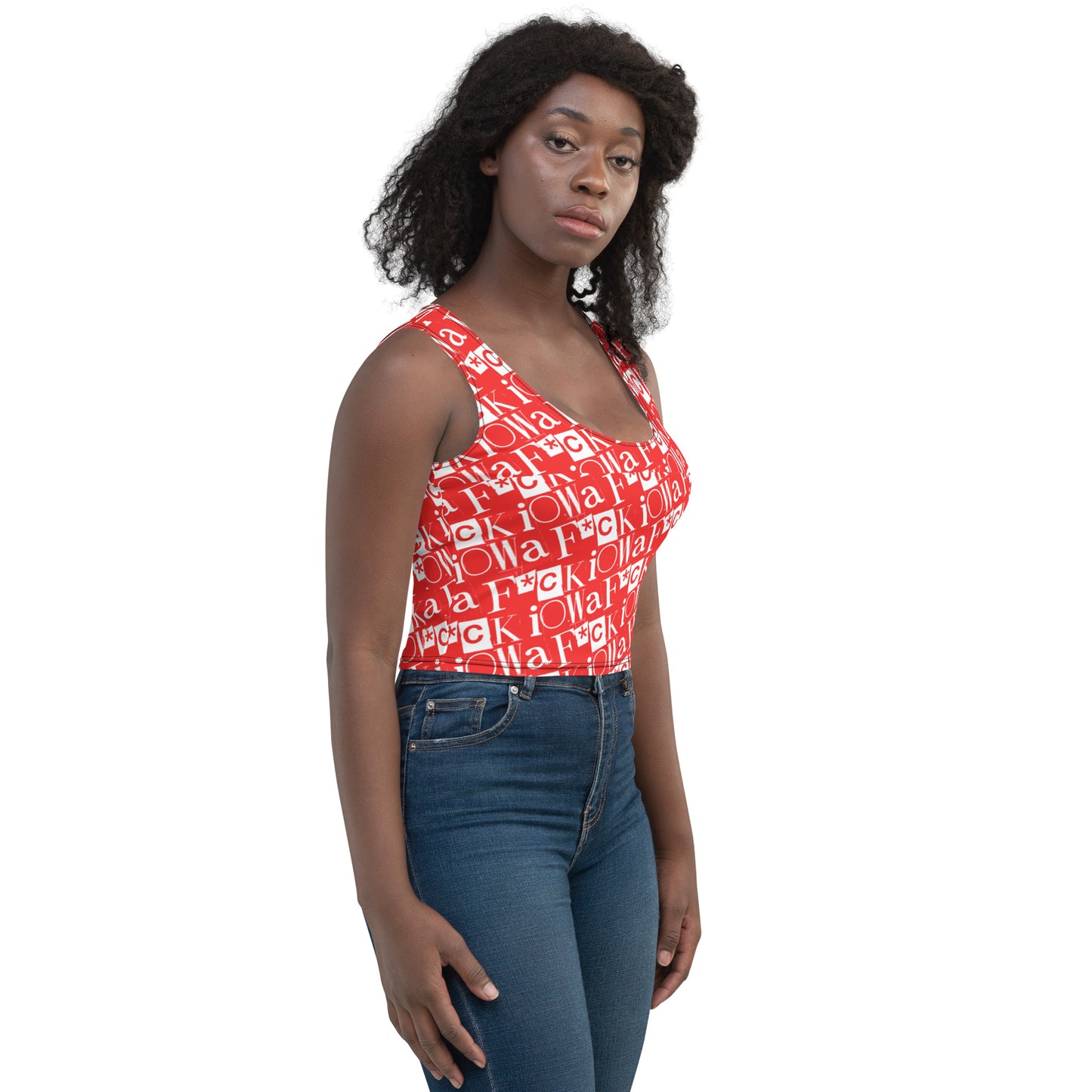 F*CK IOWA - Crop Top