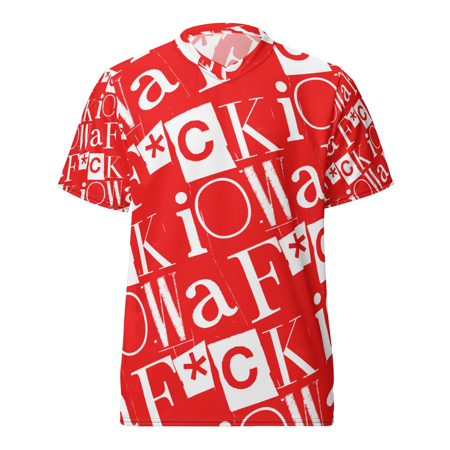 F*CK IOWA - Unisex sports jersey