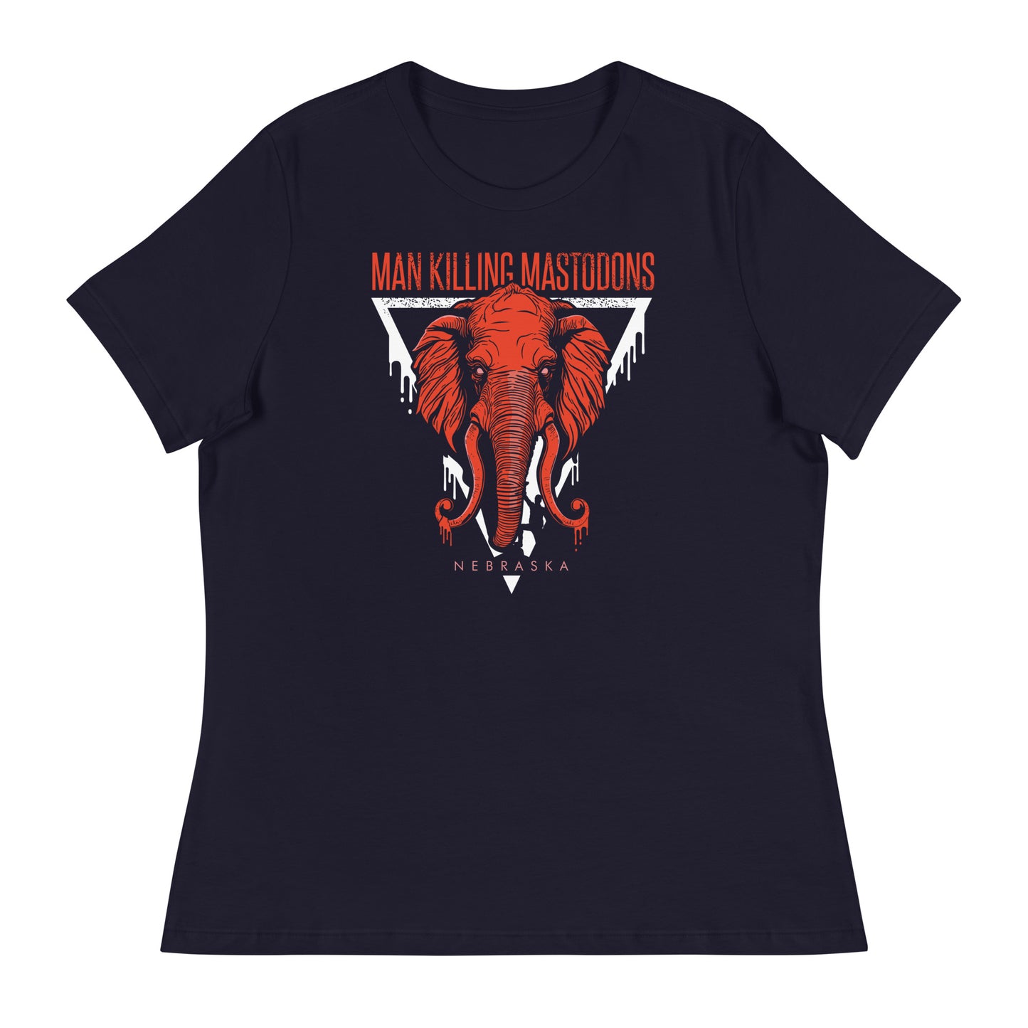 Man Killing Mastodons - Women's Relaxed T-Shirt (Metal)
