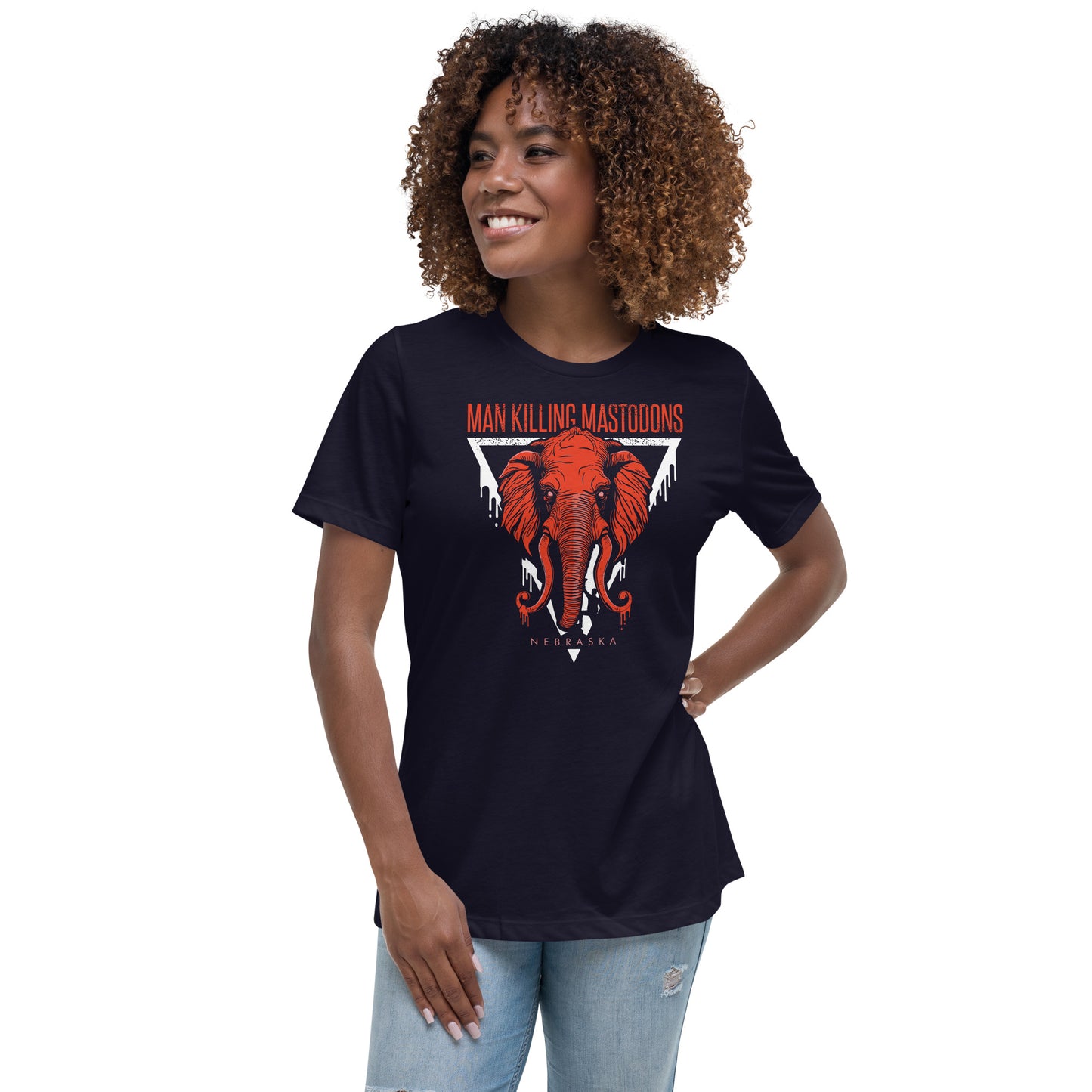 Man Killing Mastodons - Women's Relaxed T-Shirt (Metal)