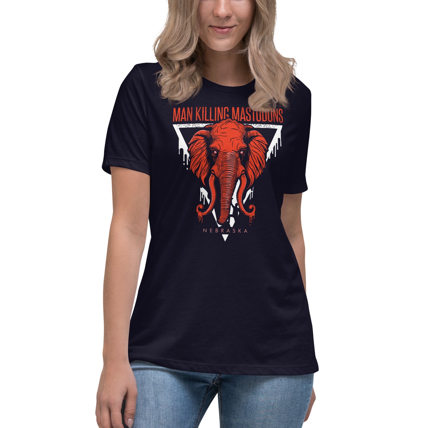 Man Killing Mastodons - Women's Relaxed T-Shirt (Metal)