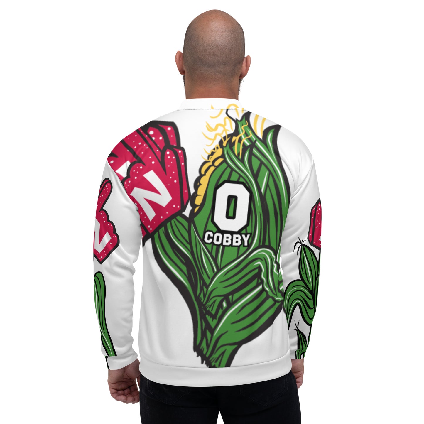 Unisex Bomber Jacket w/Cobby