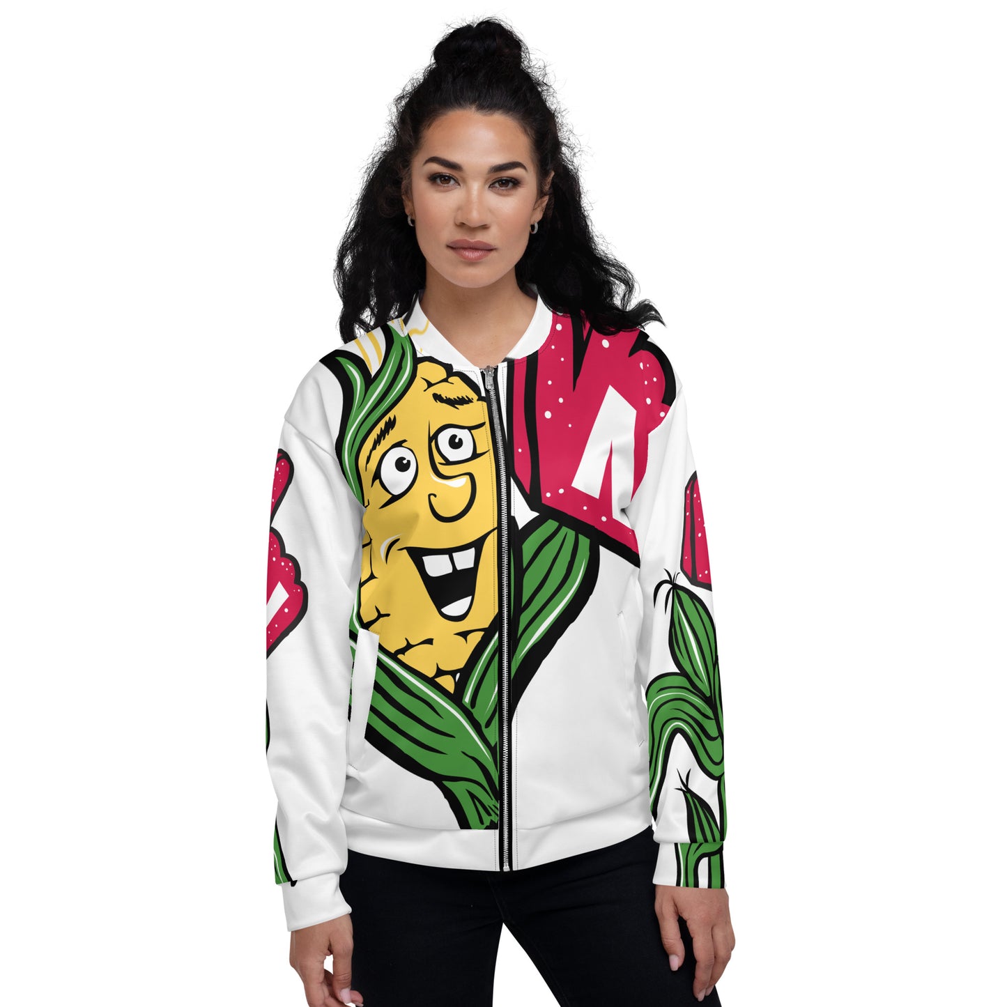 Unisex Bomber Jacket w/Cobby