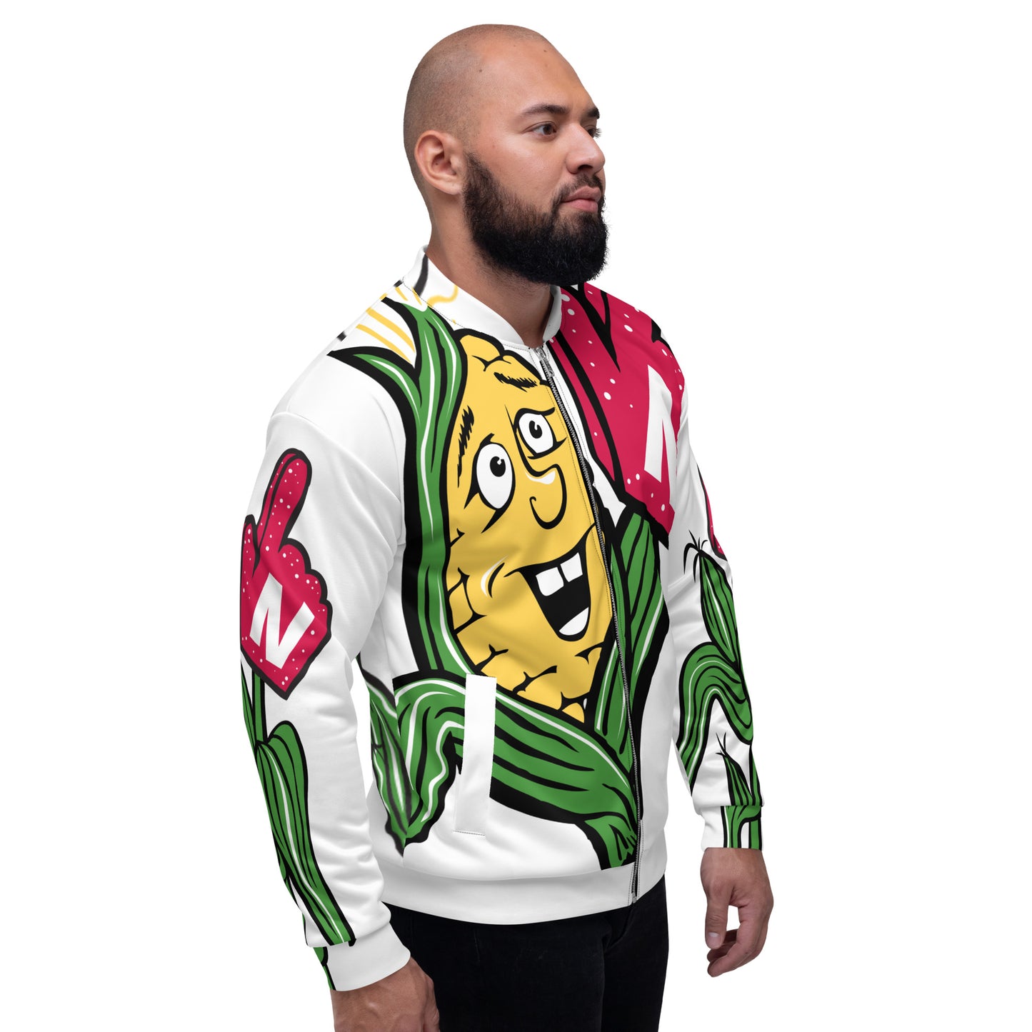 Unisex Bomber Jacket w/Cobby