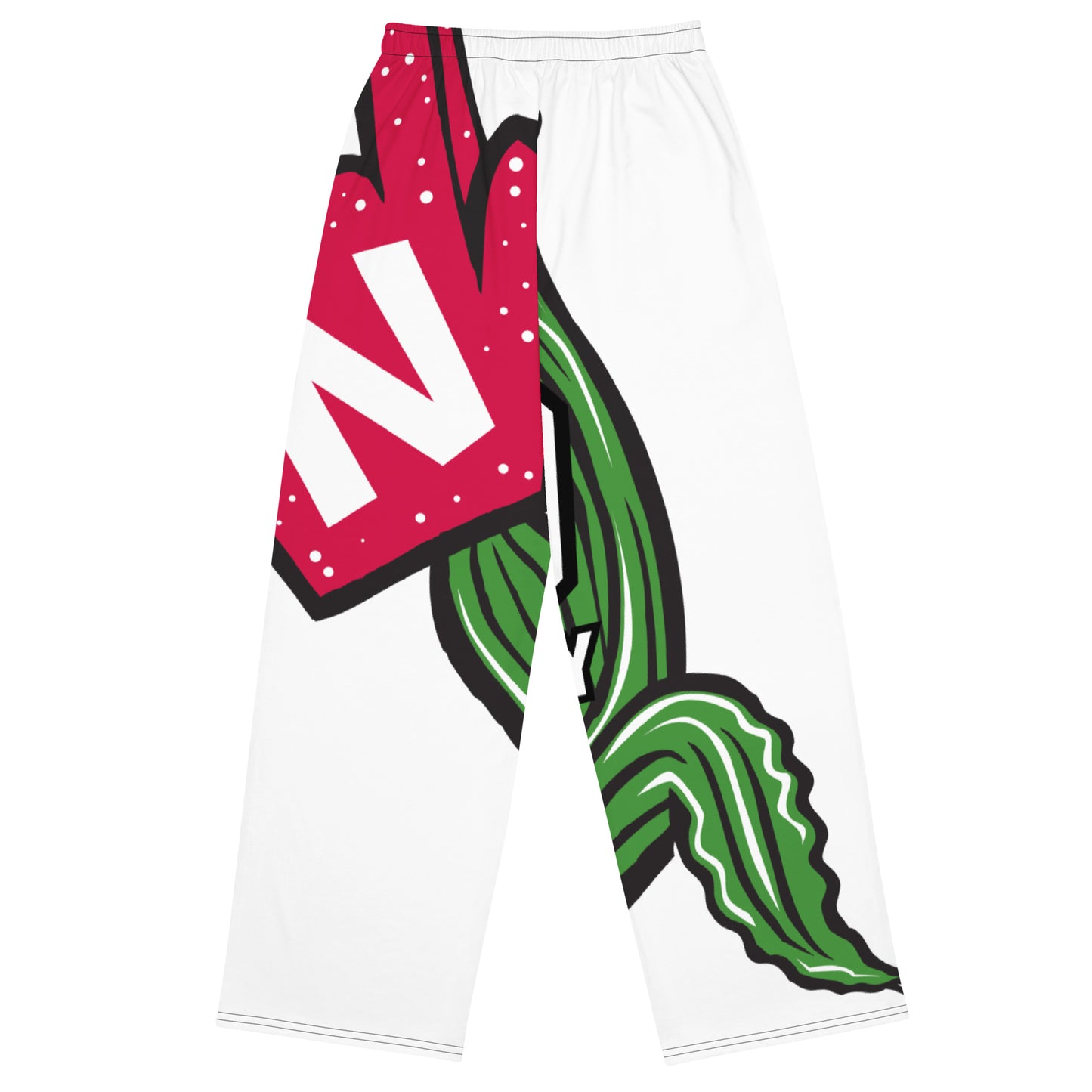 Unisex wide-leg pants w/Cobby
