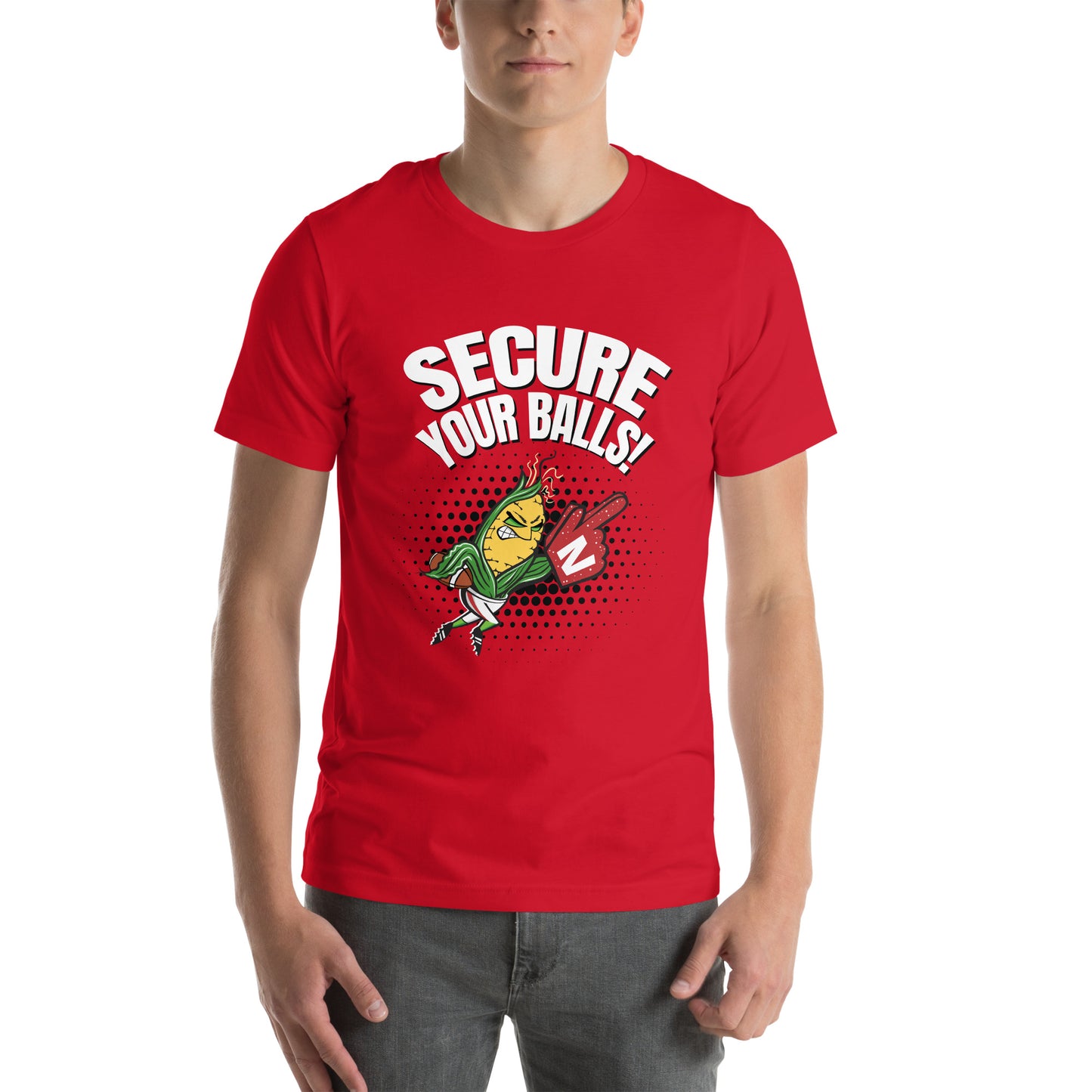 Secure Your Balls! - Unisex t-shirt - Bella
